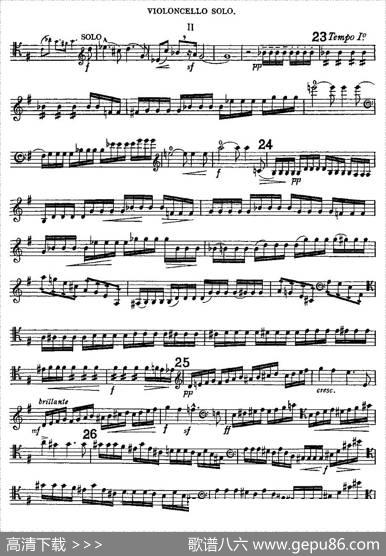 EdwardElgarConcertoeMinorOp85ForCello（Cel）