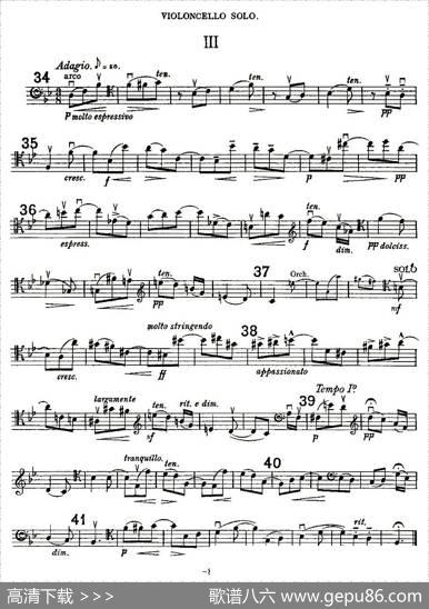 EdwardElgarConcertoeMinorOp85ForCello（Cel）
