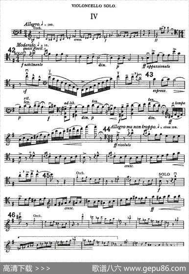 EdwardElgarConcertoeMinorOp85ForCello（Cel）