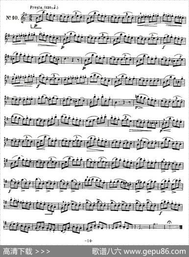 KloseEtudesChantantesPourSaxophone（KLOSE的15首练习曲集）