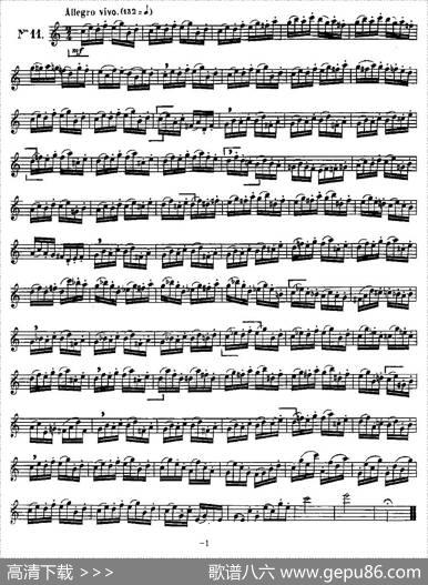 KloseEtudesChantantesPourSaxophone（KLOSE的15首练习曲集）