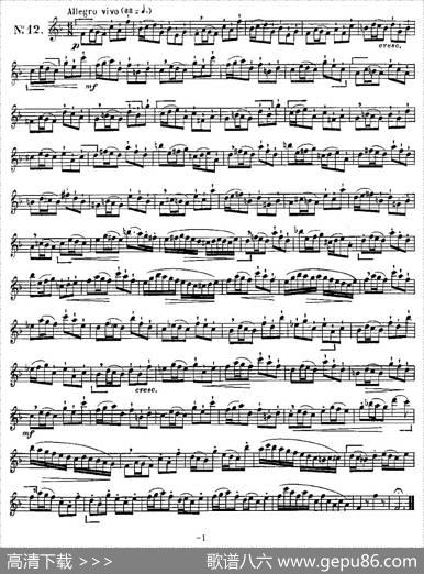 KloseEtudesChantantesPourSaxophone（KLOSE的15首练习曲集）