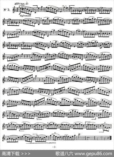 KloseEtudesChantantesPourSaxophone（KLOSE的15首练习曲集）