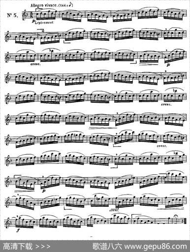 KloseEtudesChantantesPourSaxophone（KLOSE的15首练习曲集）
