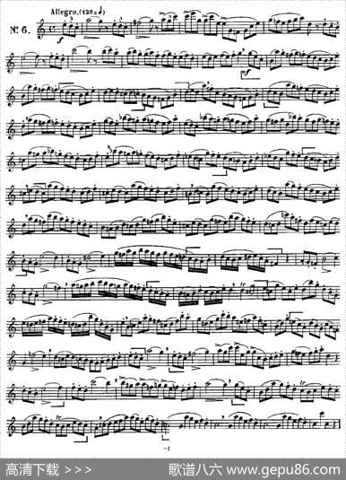KloseEtudesChantantesPourSaxophone（KLOSE的15首练习曲集）