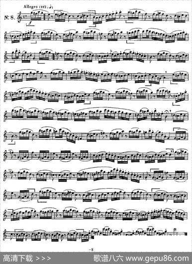 KloseEtudesChantantesPourSaxophone（KLOSE的15首练习曲集）
