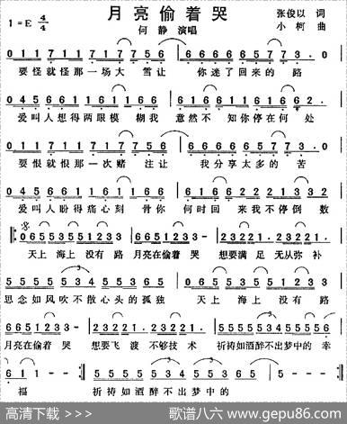 月亮偷着哭 - 张俊以|小柯