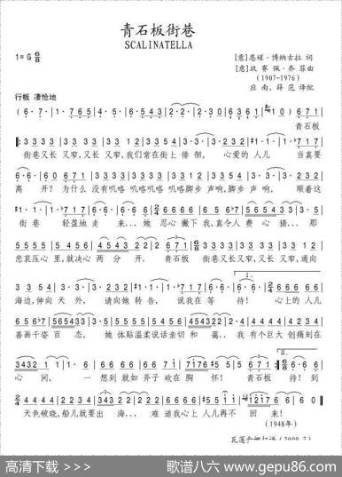 青石板街巷（意）