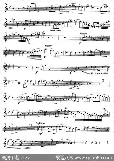 小号考级十级：音乐会乐曲