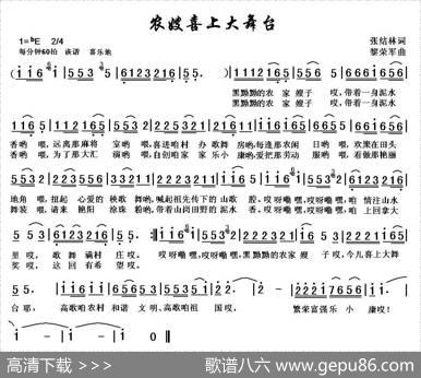 农嫂喜上大舞台 - 张结林|黎荣军