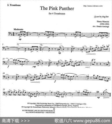ThePinkPanther（《粉红豹》长号四重奏）
