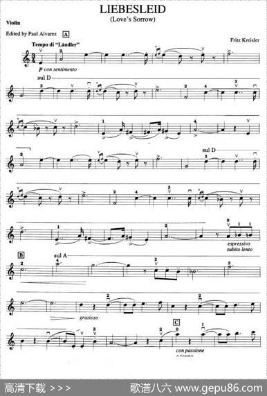 LIEBESFREUD（Love'sSorrow[爱的悲怆]）