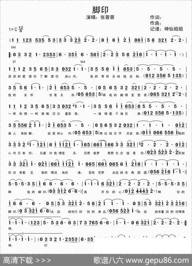 脚印（闽南语演唱）