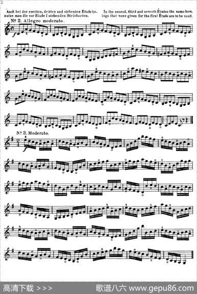 沃尔法特60首练习曲Op.45（第1-10页）