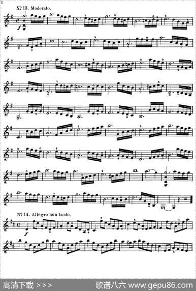沃尔法特60首练习曲Op.45（第1-10页）