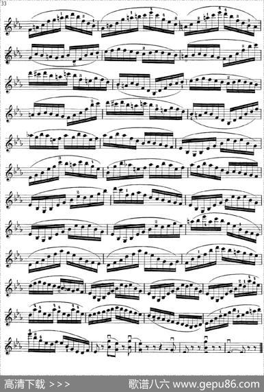 沃尔法特60首练习曲Op.45（第31-40页）