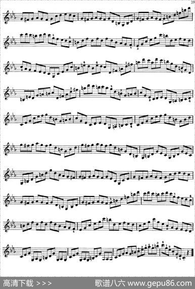 沃尔法特60首练习曲Op.45（第31-40页）