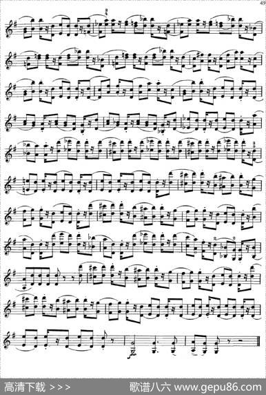 沃尔法特60首练习曲Op.45（第41-49页）