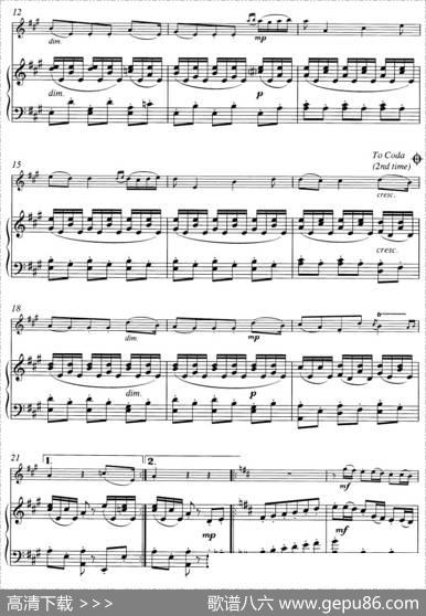 MINUET（小提琴+钢琴）