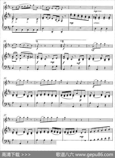 MINUET（小提琴+钢琴）