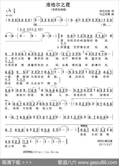 准格尔之夜