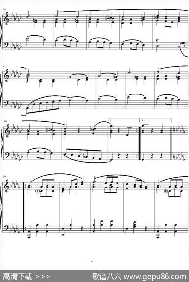 降D大调圆舞曲|肖邦
