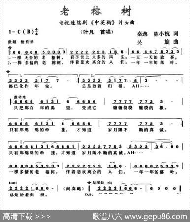 老榕树（电视剧《中英街》片头曲）
