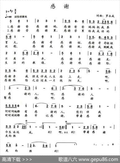 感谢（罗永成词曲） - 罗永成|罗永成