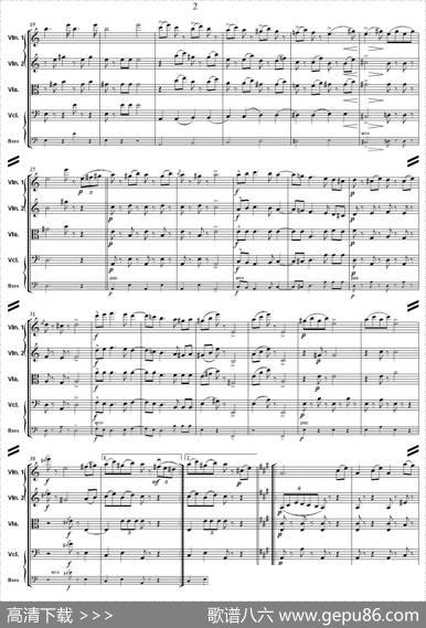 RakoczyMarch（弦乐合奏）