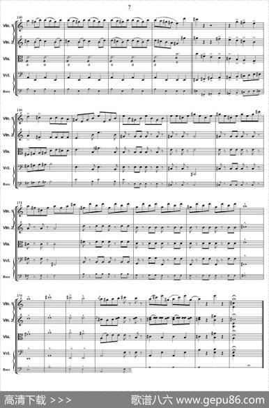RakoczyMarch（弦乐合奏）