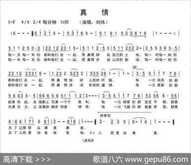 真情（刘玮演唱版）