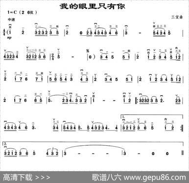 我的眼里只有你