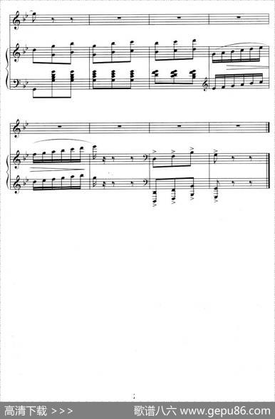 这里的早晨多美好（歌剧《木雕的传说》选曲[正谱]）