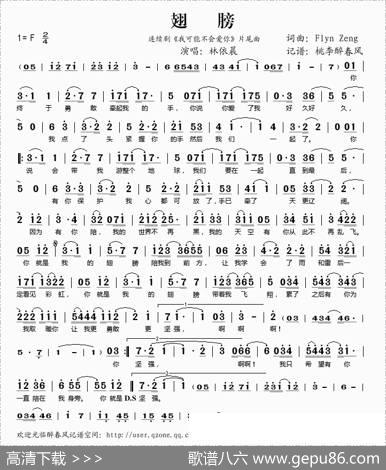 翅膀（连续剧《我可能不会爱你》片尾曲）