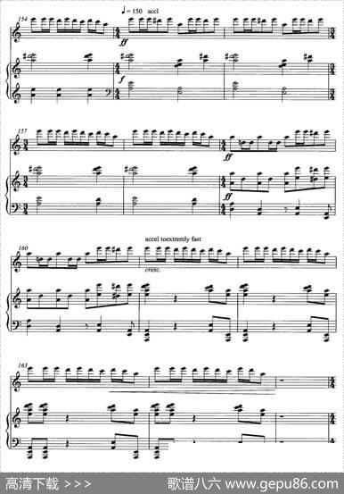 飞歌（笛子协奏曲+钢琴伴奏)P11—2）