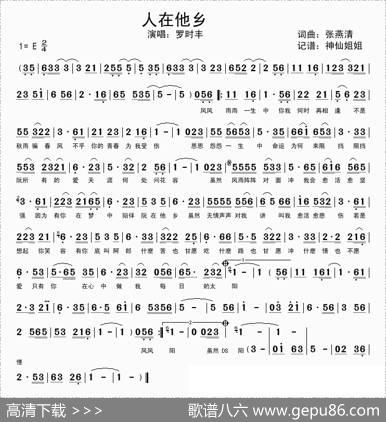 人在他乡（闽南语演唱） - 张燕清|张燕清