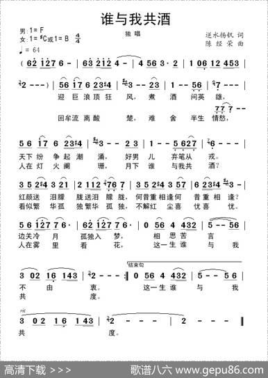 谁与我共酒（又名：英雄怨）