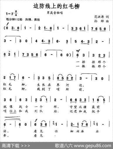 边防线上的红毛柳 - 范洪涛|孙绰