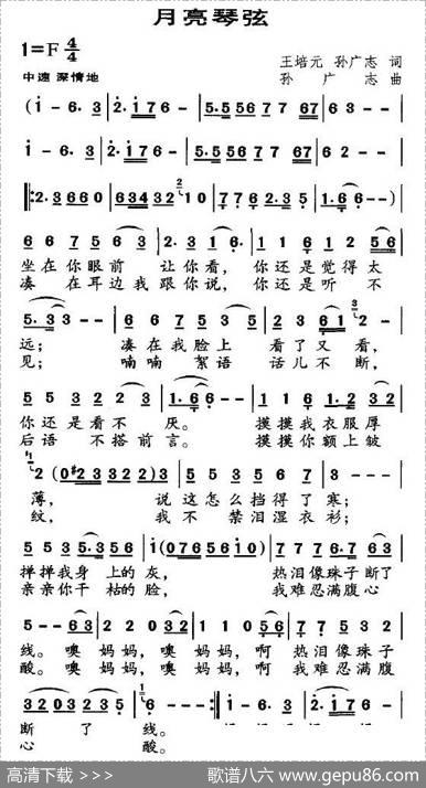 月亮琴弦 - 王培元、孙广志|孙广志