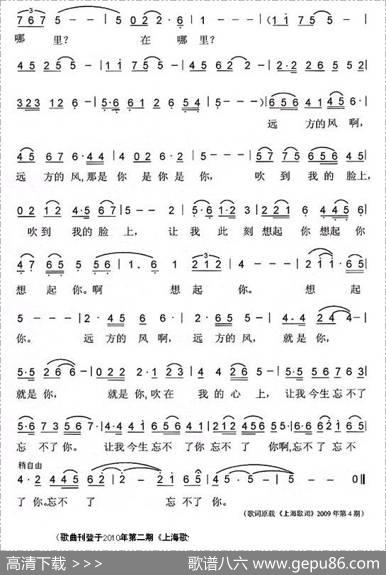 远方的风（张海宁词李平曲） - 张海宁|李平