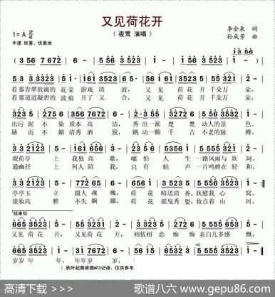 又见荷花开（李会泉词孙成芳曲） - 李会泉|孙成芳