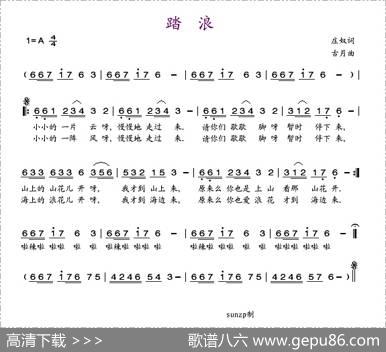 踏浪 - 庄奴|古月