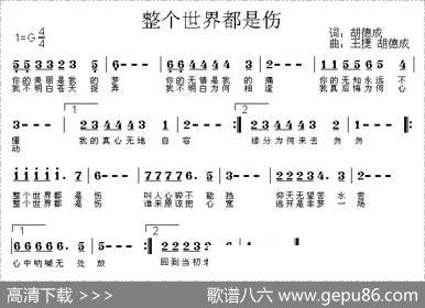 整个世界都是伤 - 胡德成|王捷、胡德成