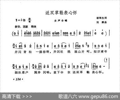 送双草鞋表心怀 - 胡细生|刘雁