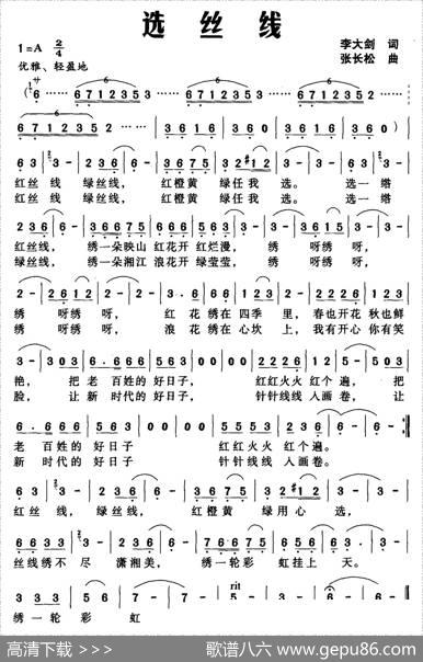 选丝线 - 李大剑|张长松