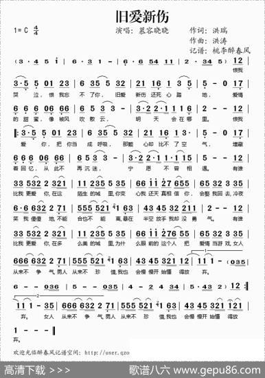 旧爱新伤 - 洪瑞|洪涛