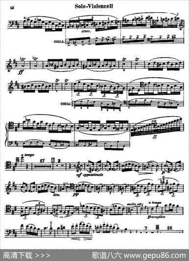 CELLOCONCERTOinBminor（大提琴）