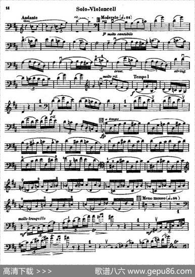 CELLOCONCERTOinBminor（大提琴）