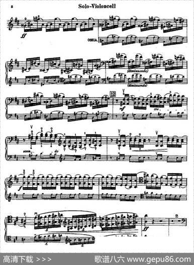 CELLOCONCERTOinBminor（大提琴）