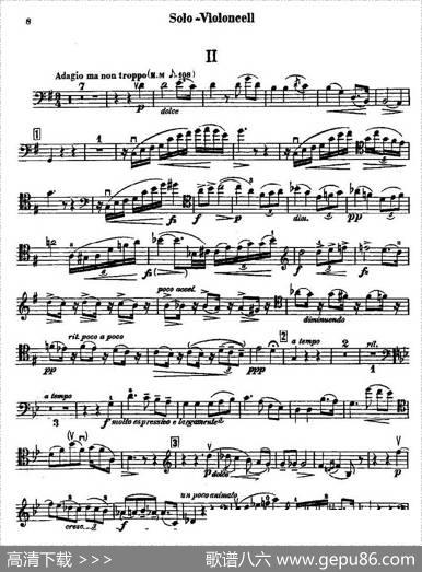 CELLOCONCERTOinBminor（大提琴）